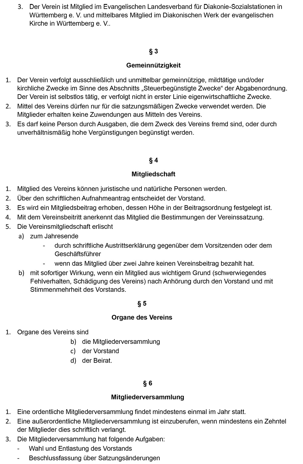 Satzung Matizzo 07 2026
